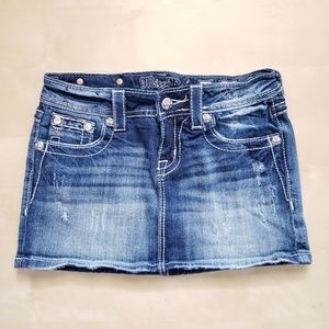 Miss Me Jeans Distressed Skirt Size 25